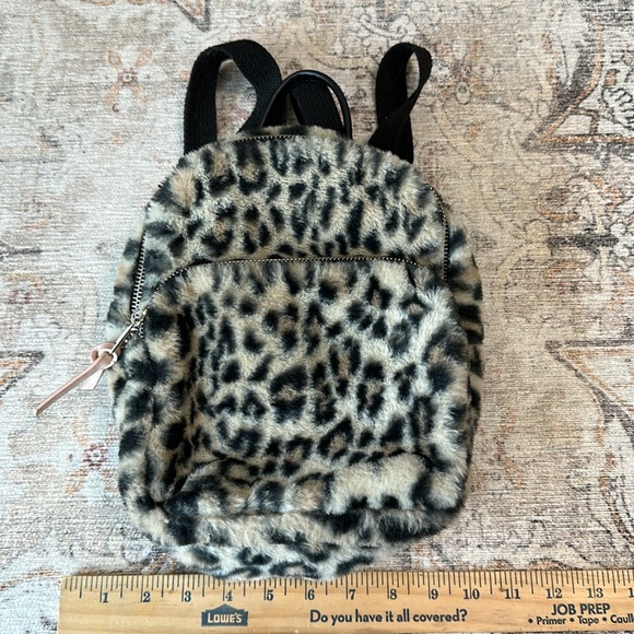 Faux Fur Mini Backpack - Picture 6 of 8